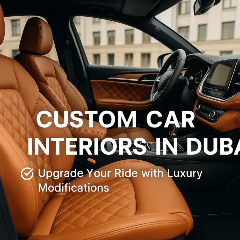 Custom Car Interiors Dubai