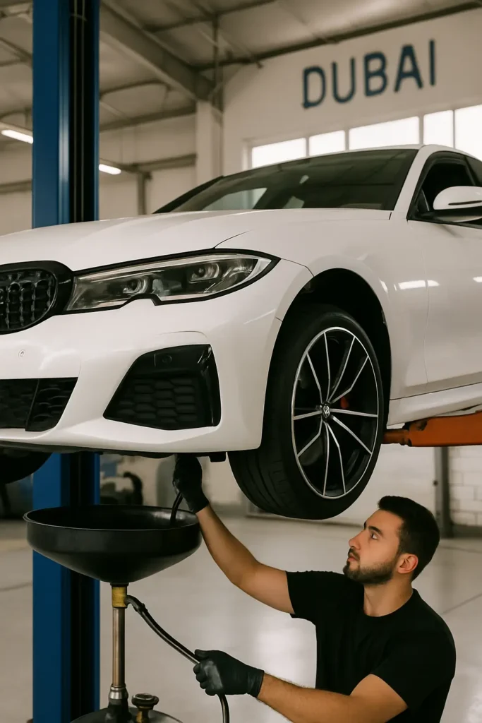Luxury Car Oil Change Dubai 1